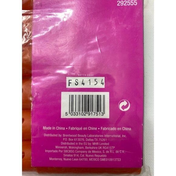 Salon Care Plastic Magnetic Rollers 13/16 Orange 2‎ Dozen 24 Packages - Picture 3 of 5